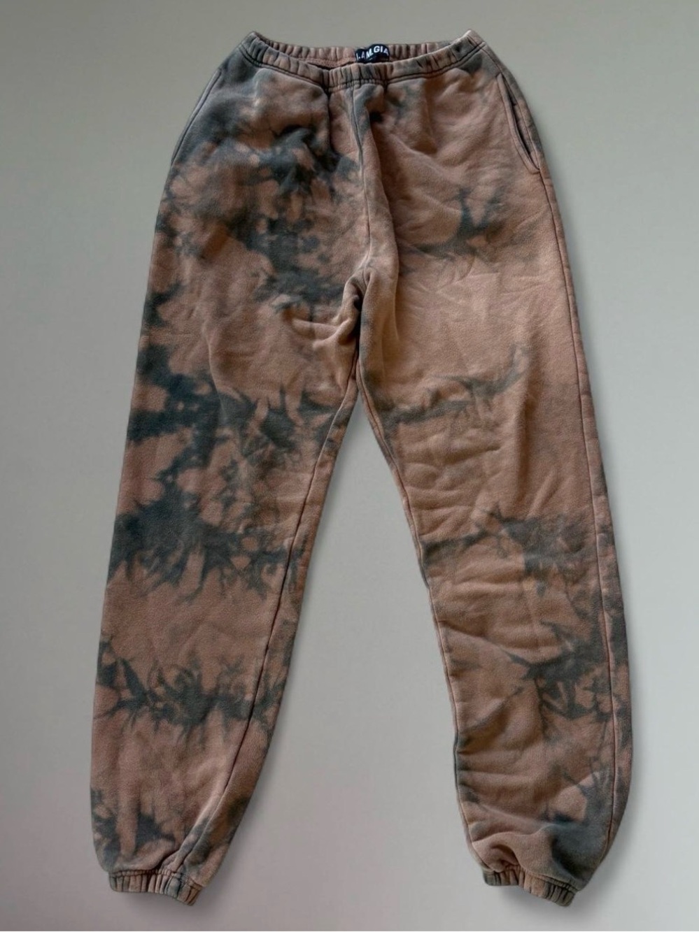 I.AM.GIA Tatiana Brown & Black Tie Dye Jogger Sweatpants